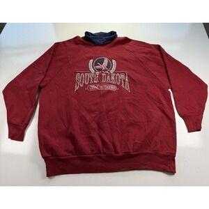 VTG South Dakota Great Outdoors Grandma Sweatshirt 2X Red‎ Gopher Sport Crewneck